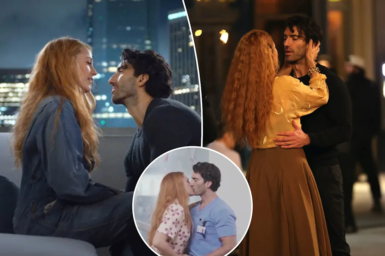 Justin Baldoni Blake Lively kiss scandal